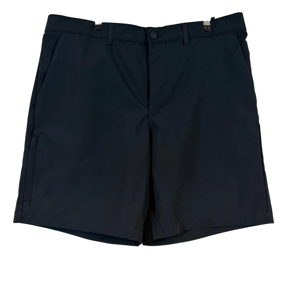 NWT Gerry Mens Black Tech Shorts Size 38 Stretch UPF 30+ Hiking Golf Gorpcore
